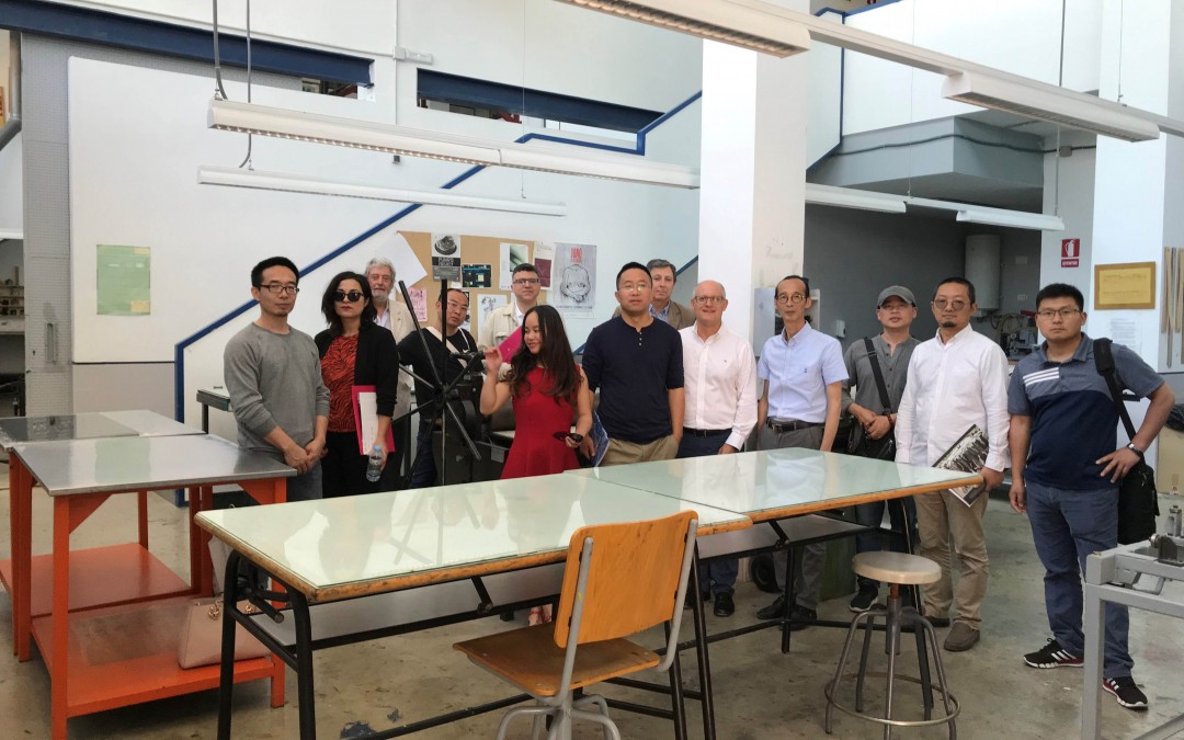 Una delegación del Instituto de Arte y Diseño de Suzhou (China) visita el campus de Altea
